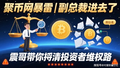 【聚币网暴雷】副总裁进去了！震哥带你捋清投资者维权路