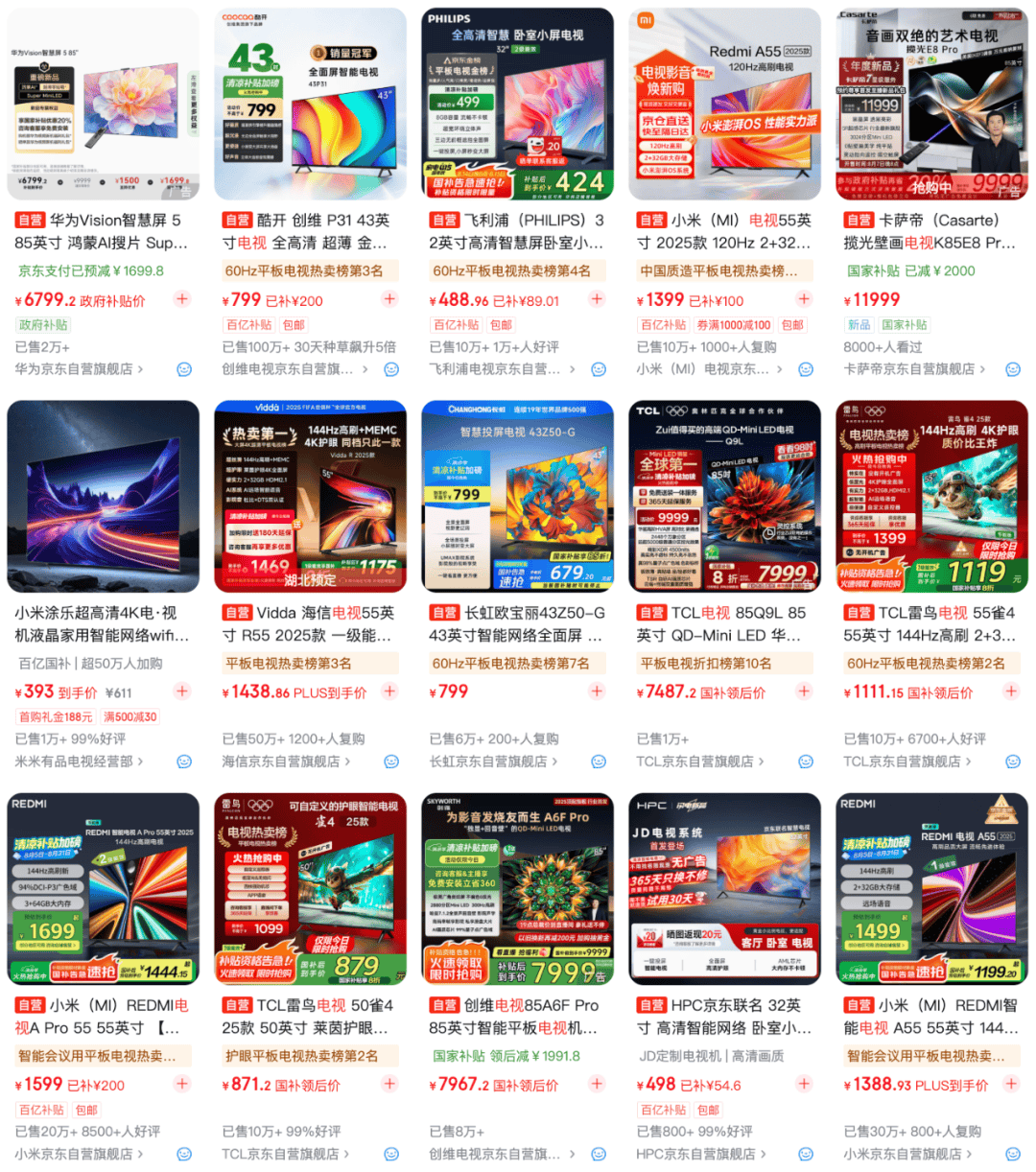 【行情】2025上半年全球电视份额TOP5出炉 你家用的啥牌子？