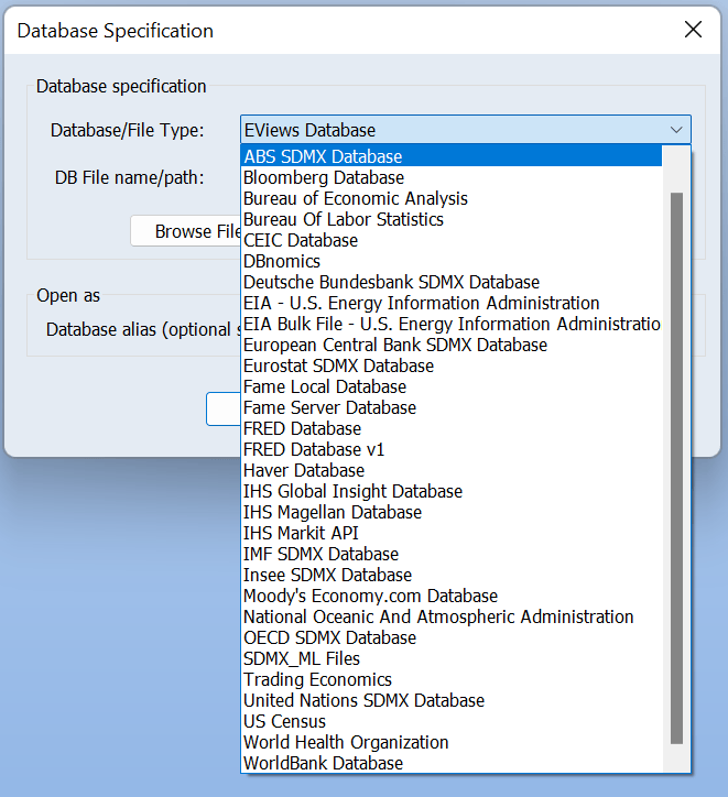 EViews —预测分析计量软件