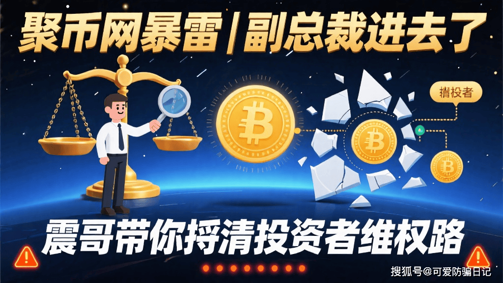 【聚币网暴雷】副总裁进去了！震哥带你捋清投资者维权路