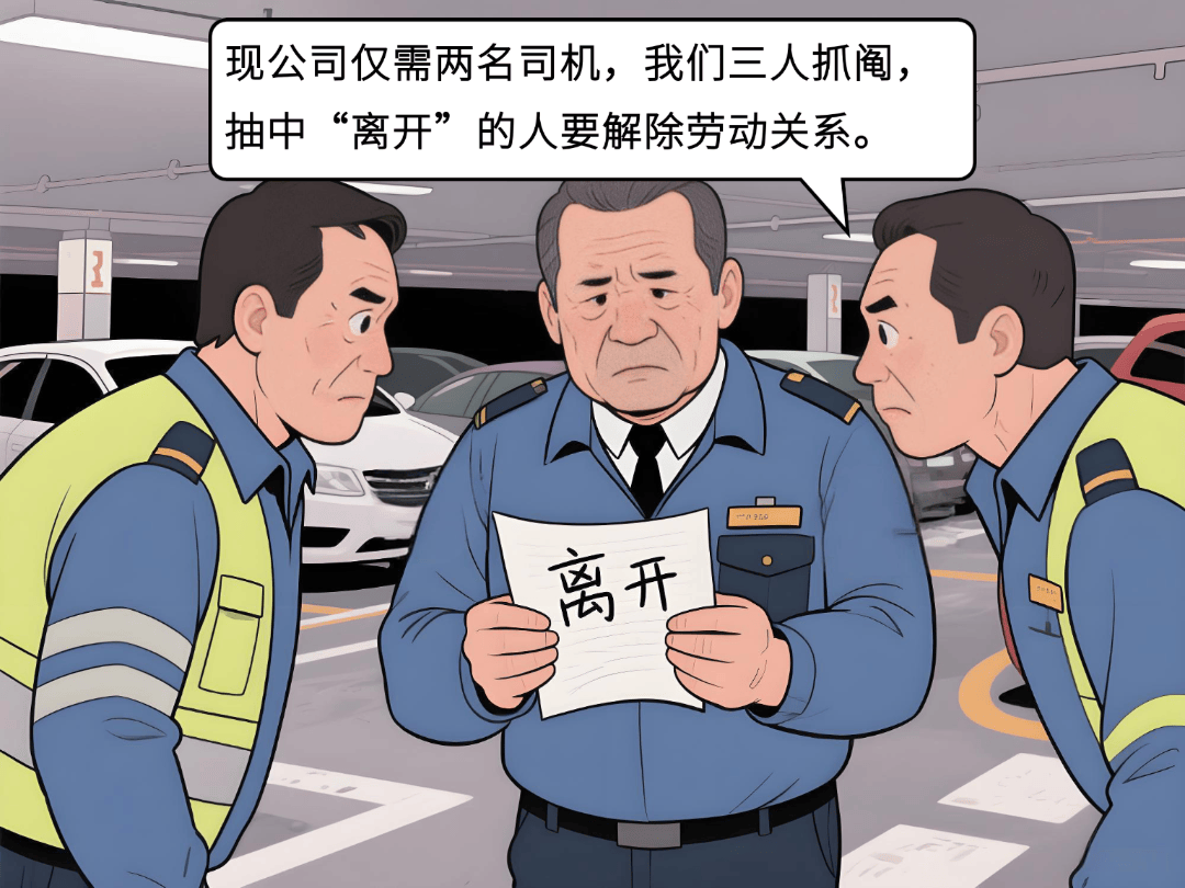 企业以抓阄决定员工去留是否合法？